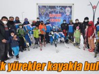 Sarıkamış’ta minik yürekler kayakla buluştu