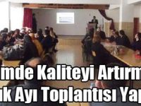 Eğitimde Kaliteyi Artırma Aralık Ayı Toplantısı Yapıldı