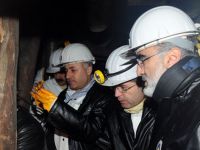Bakan Yıldız yeni, yılı maden ocağında geçirdi