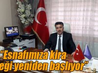 Başkan Burulday: “Esnafımıza kira desteği yeniden başlıyor”