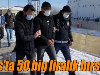 Kars’ta 50 bin liralık hırsızlık