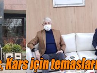 Arslan ve Kılıç, Kars için temaslarını sürdürüyor
