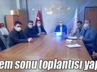 Dönem sonu toplantısı yapıldı