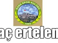 Karsspor-Torulspor karşılaşması Pazartesi gününe ertelendi