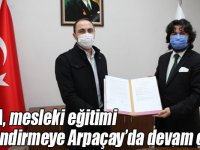 SERKA, mesleki eğitimi güçlendirmeye Arpaçay’da devam ediyor