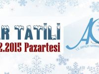 Arpaçay'da Kar Tatili!