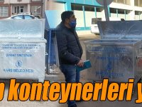 Kars'ta çöp konteynerleri yenileniyor