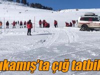 Sarıkamış’ta çığ tatbikatı