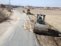 Küçük Bürüngüz ve Turan mahalleleri arası yol imar planına göre genişliyor