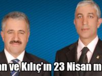 Vekillerin 23 Nisan mesajı
