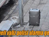 Şüpheli valiz polisi alarma geçirdi