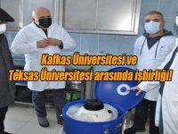 Kafkas Üniversitesi ve Teksas Üniversitesi arasında işbirliği köprüsü