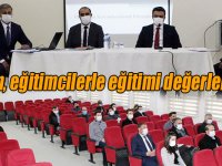 Kaymakam Hatam, eğitimcilerle eğitimi değerlendirdi