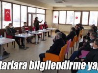 Muhtarlara aile içi şiddet bilgilendirilmesi yapıldı