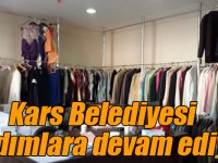 Kars Belediyesi yardımlara devam ediyor