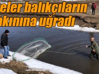 Kars’ta dereler balıkçıların akınına uğradı