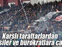 Karslı taraftarlardan siyasiler ve bürokratlara çağrı...