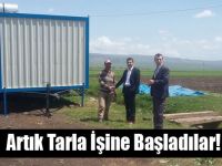 Artık Tarla İşine Başladılar!