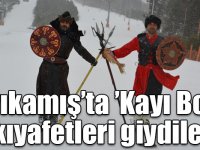 Sarıkamış’ta ’Kayı Boyu’ kıyafetleri giydiler