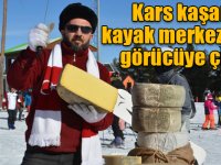 Kars kaşarı kayak merkezinde görücüye çıktı