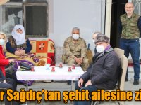 Müdür Sağdıç’tan şehit ailesine ziyaret