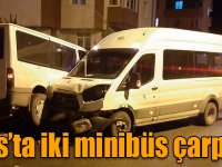 Kars’ta iki minibüs çarpıştı