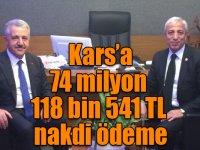 Kars’a, Sosyal Koruma Kalkanından 74 milyon 118 bin 541 TL nakdi ödeme