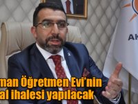 Başkan Çalkın, Kağızman Öğretmen Evi’nin ikmal ihalesi yapılacak