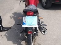 Maskeyi yüzü yerine motosikletinin plakasına takan sürücüye 7 bin 465 TL ceza
