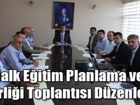 Selim'de Halk Eğitim Planlama ve İşbirliği Toplantısı Düzenlendi
