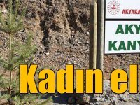 Akyaka Kanyonuna kadın eli değdi
