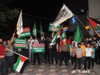 Cizre’de İsrail’in Mescid-i Aksa’ya saldırıları protesto edildi