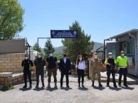 Kaymakam Çelik, görev başındaki personele bayram ziyaretinde bulundu