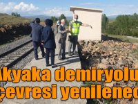 Akyaka demiryolu ve çevresi yenilenecek
