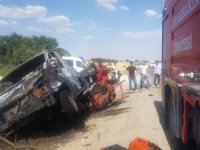 Diyarbakır’da feci kaza: 1 ölü, 7 yaralı