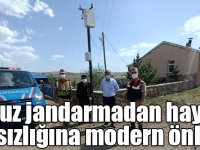 Susuz jandarmadan hayvan hırsızlığına modern önlem!