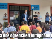 Kars’ta lise öğrencileri kütüphane kurdu!