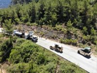 Marmaris Bayır’da Yol çalışmaları tamamlandı