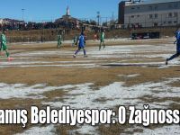 Sarıkamış Belediyespor: 0 Zağnosspor: 0