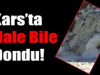 Kars Susuz Şelalesi Dondu