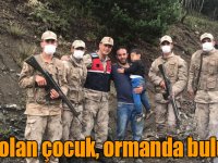 Kaybolan çocuk, ormanda bulundu