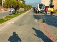Rögar kapağı işçi servisine kaza yaptırdı: 7 yaralı