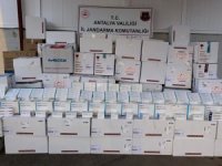 Antalya’da 3 milyon 300 bin liralık kaçak ilaç operasyonu