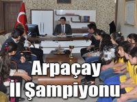 Arpaçay YBO Yıldız Kızlar Futbol'da İl Şampiyonu