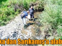 Kars’ta DKMP’den alabalık üretim çalışması
