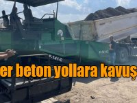 Kars’ta köyler beton yollara kavuşuyor