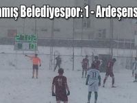 Sarıkamış Belediyespor: 1 - Ardeşenspor: 0