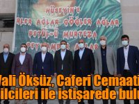 Vali Öksüz, Caferi Cemaati temsilcileri ile istişarede bulundu