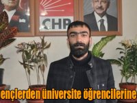 CHP’li gençlerden üniversite öğrencilerine destek