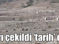 Baraj suları çekildi ‘tarih’ ortaya çıktı